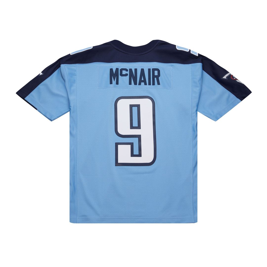 Tennessee Titans Steve McNair Light Blue 2003 Legacy Replica Jersey product image 2, provided for visual reference and
