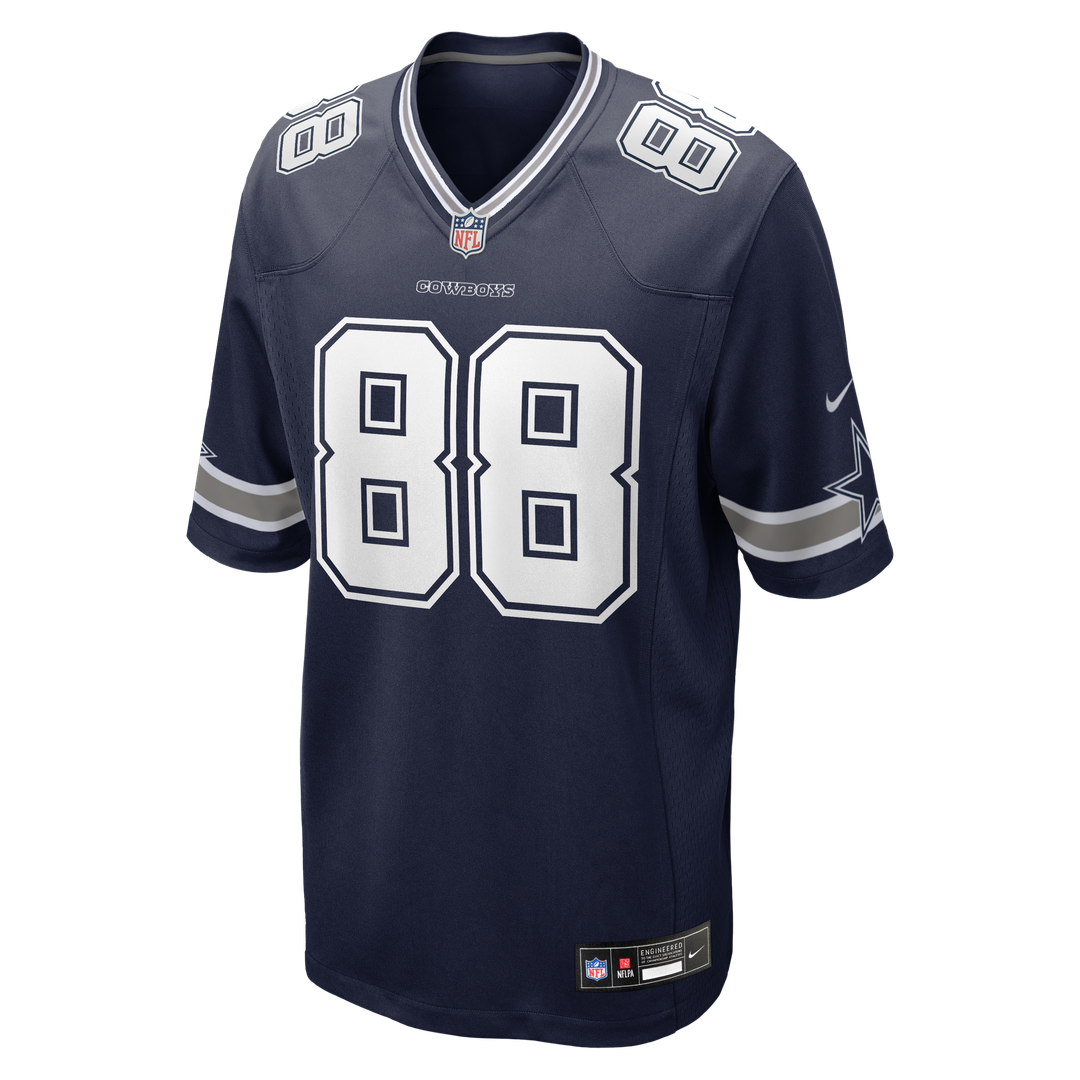 Dallas Cowboys CeeDee Lamb Navy Game Jersey product image 2, provided for visual reference and product detail review