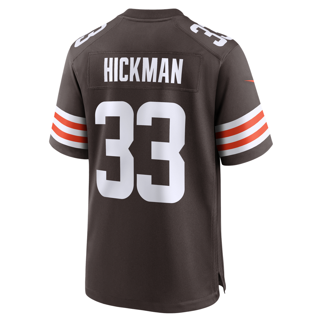 Cleveland Browns Ronnie Hickman Brown Team Game Jersey product image 3, provided for visual reference and product detail