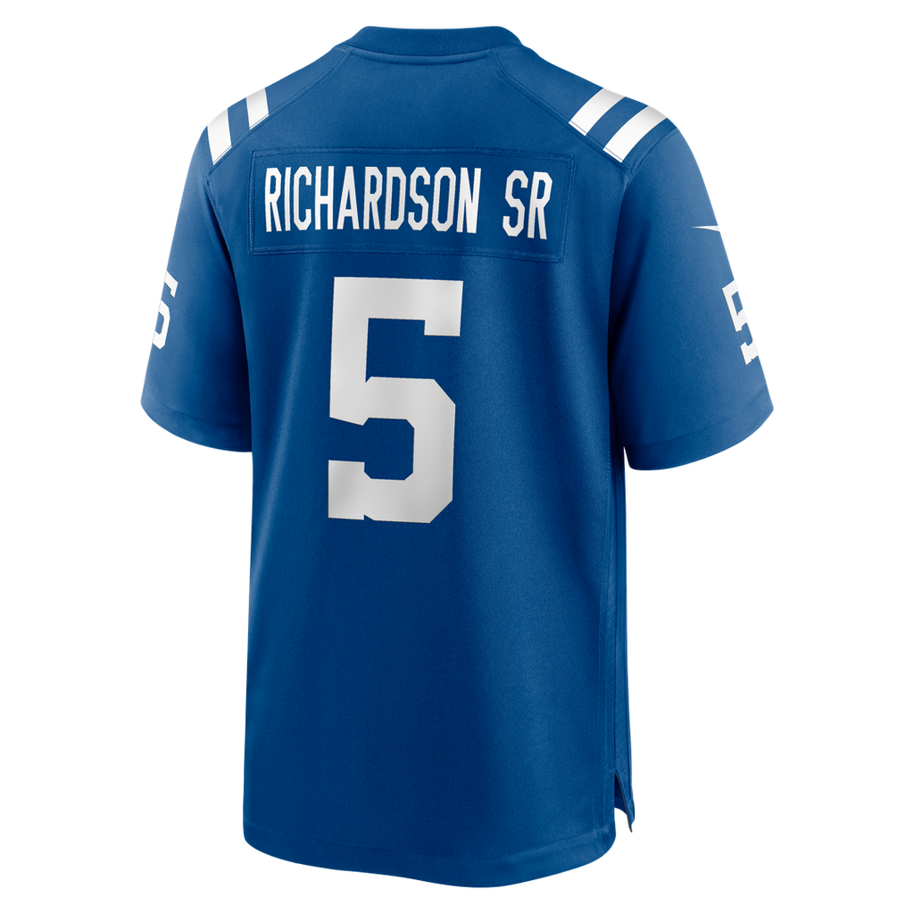 Indianapolis Colts Anthony Richardson Sr. Royal Team Game Jersey product image 3, provided for visual reference and product