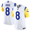 Los Angeles Rams Jared Verse White Vapor F.U.S.E. Stitched Limited Jersey product image 1, provided for visual reference and