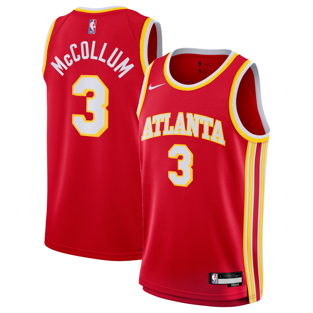 Atlanta Hawks Nike Icon Edition Swingman Jersey - Red - CJ product image 2