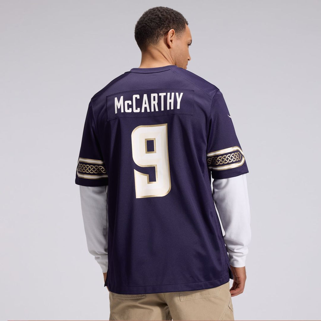Minnesota Vikings J.J McCarthy Purple 2026 Rivalries Collection Game Jersey product image 3, provided for visual reference
