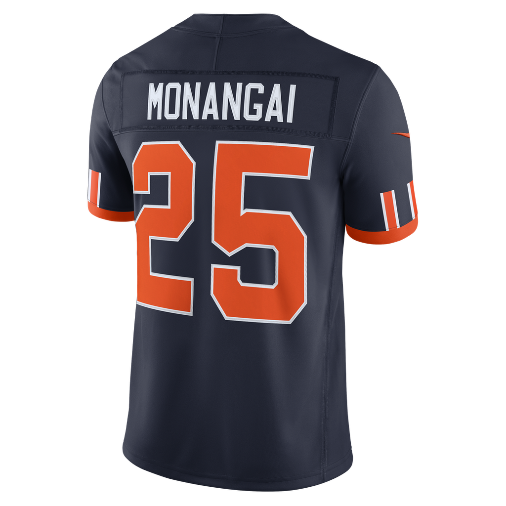 Chicago Bears Kyle Monangai Navy 2026 Rivalries Collection Stitched Limited Jersey product image 3, provided for visual