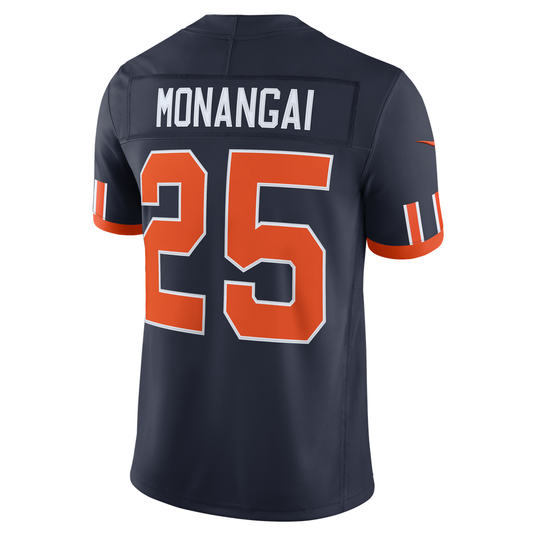 Chicago Bears Kyle Monangai Navy 2026 Rivalries Collection Stitched Limited Jersey product image 3, provided for visual