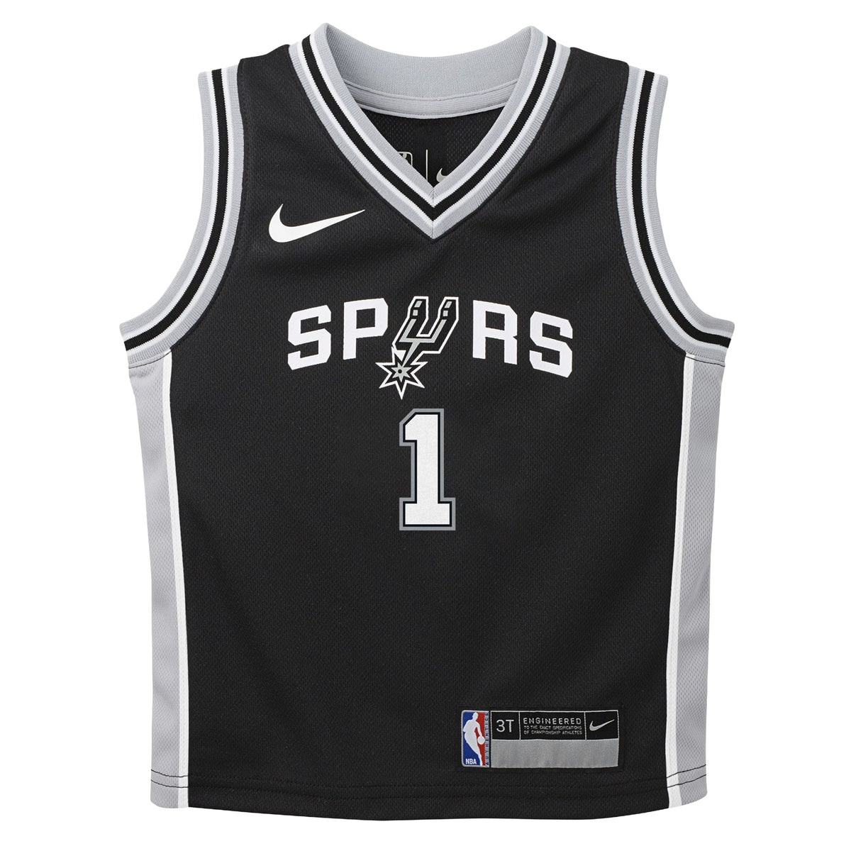 Victor Wembanyama San Antonio Spurs Swingman Icon Jersey - Kids product image 3, provided for visual reference and product