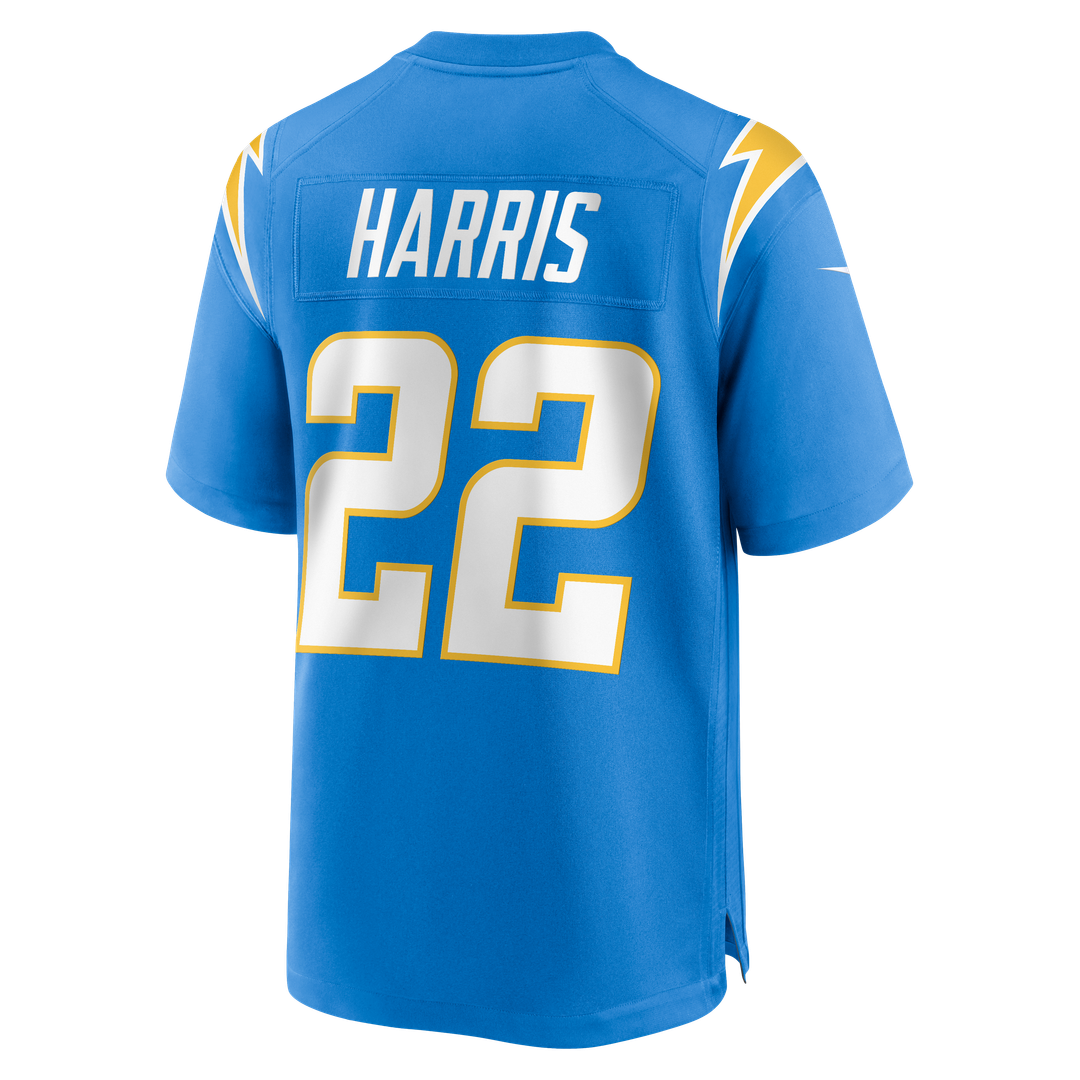 Los Angeles Chargers Najee Harris Powder Blue Game Player Jersey product image 3, provided for visual reference and product