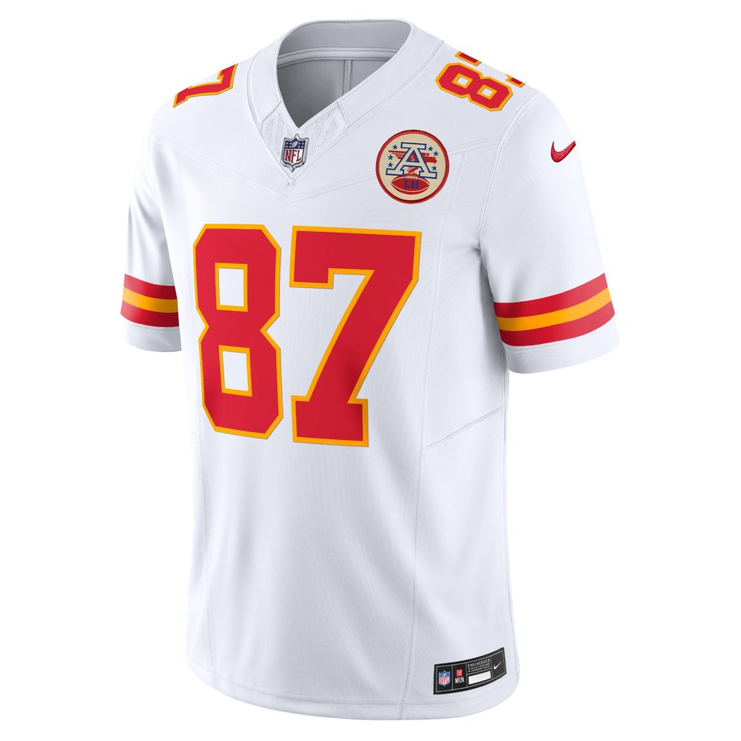 Kansas City Chiefs Travis Kelce Red Vapor F.U.S.E. Limited Jersey product image 8, provided for visual reference and product