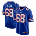 Buffalo Bills Garrett McGhin Royal Team Game Jersey product image 1, provided for visual reference and product detail review