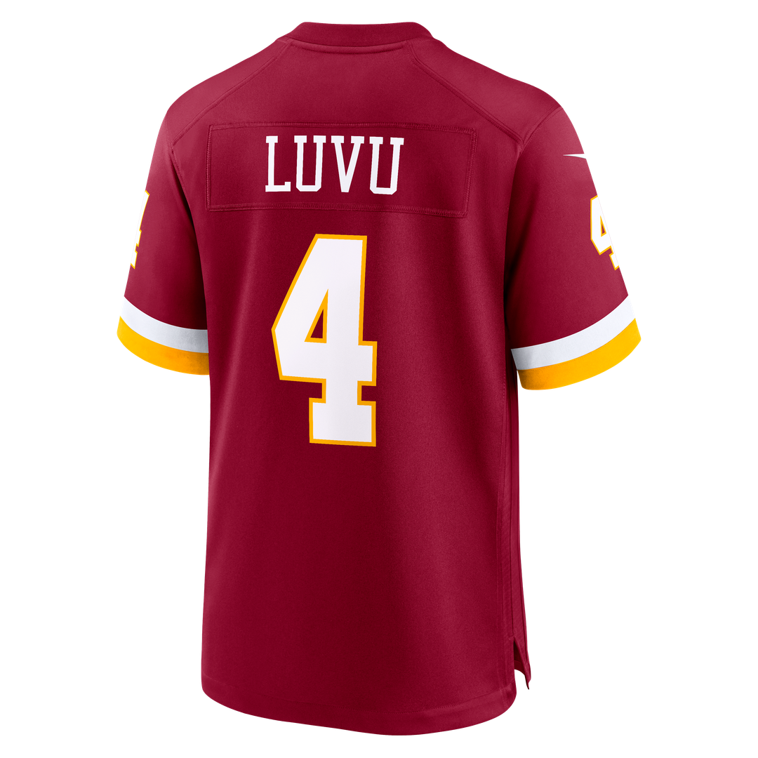 Washington Commanders Frankie Luvu Burgundy Game Jersey product image 7, provided for visual reference and product detail