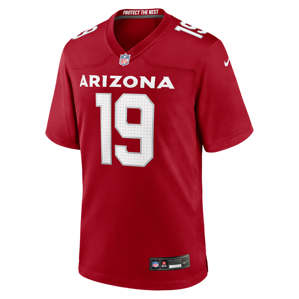 Arizona Cardinals Carson Beck Cardinal Game Jersey product image 4, provided for visual reference and product detail review