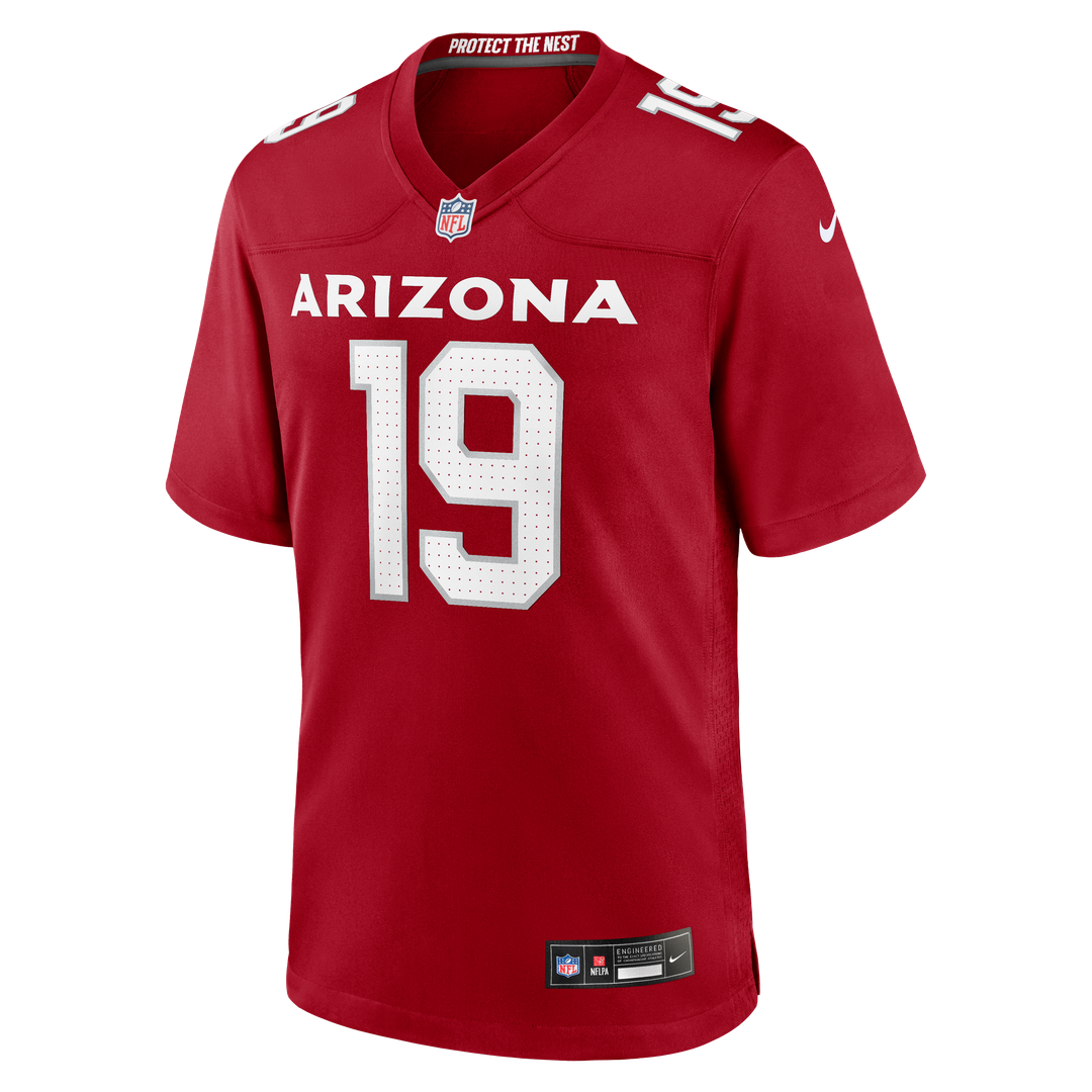 Arizona Cardinals Carson Beck Cardinal Game Jersey product image 4, provided for visual reference and product detail review