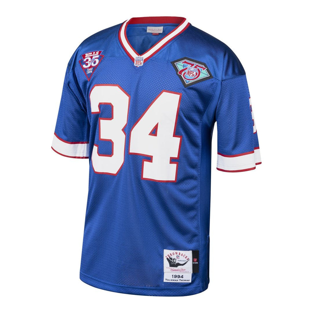 Buffalo Bills 1985 Thurman Thomas Royal Authentic Throwback Retired Player Jersey product image 2, provided for visual