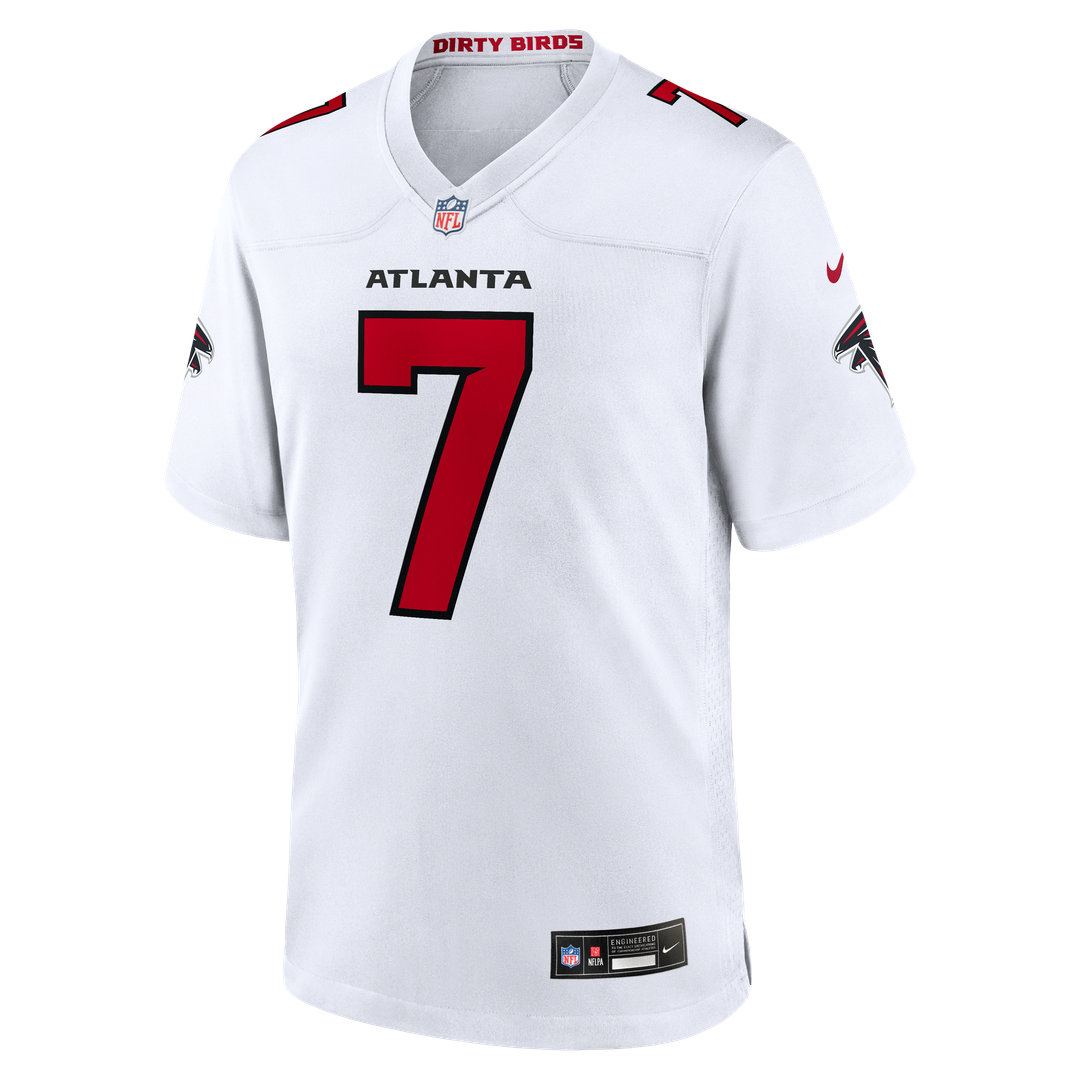 Atlanta Falcons Bijan Robinson White Game Jersey product image 6, provided for visual reference and product detail review