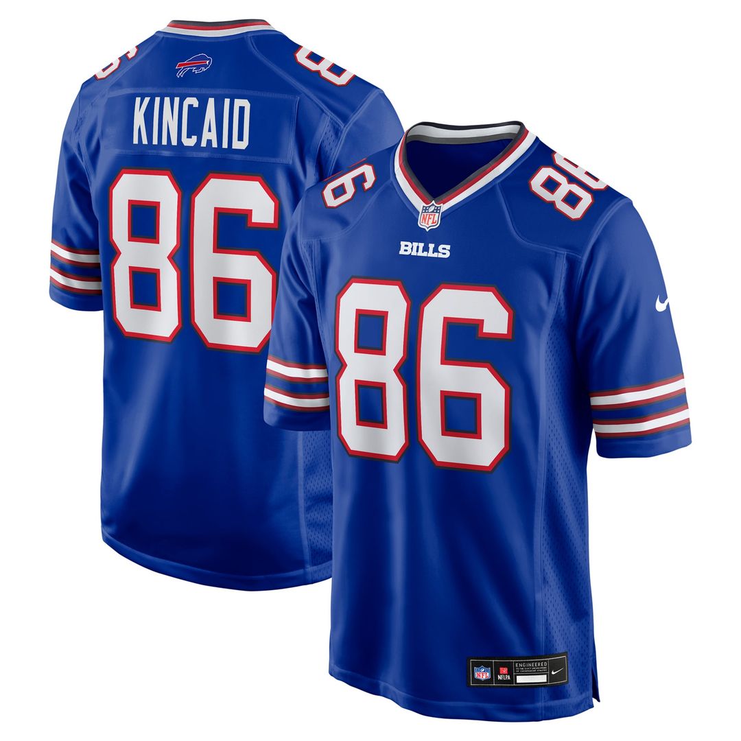 Buffalo Bills Dalton Kincaid Gray Nickel City Game Jersey product image 7, provided for visual reference and product detail