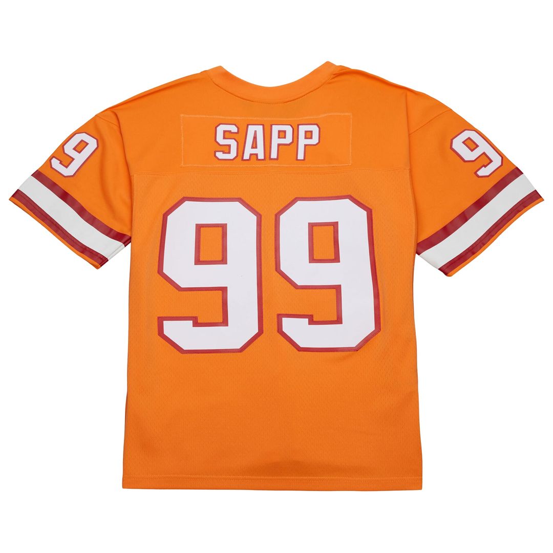 Tampa Bay Buccaneers Warren Sapp Red 2002 Legacy Replica Jersey product image 17, provided for visual reference and product