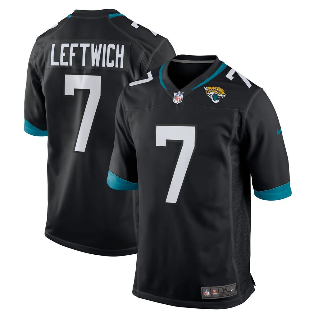 Jacksonville Jaguars Byron Leftwich Black Retired Player Alternate Game Jersey product image 1, provided for visual
