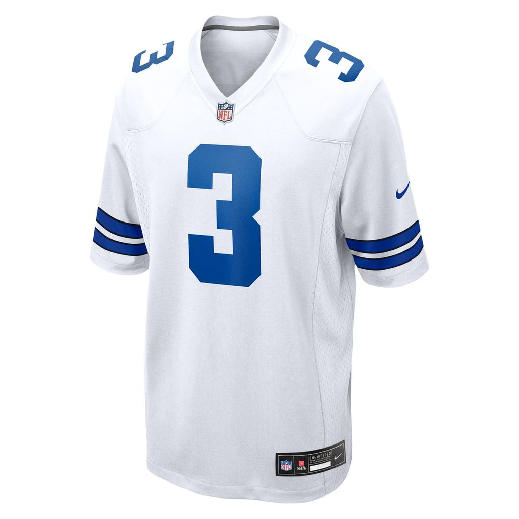 Dallas Cowboys George Pickens White Game Jersey product image 5, provided for visual reference and product detail review