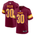Washington Commanders Austin Ekeler Burgundy Game Player Jersey product image 1, provided for visual reference and product