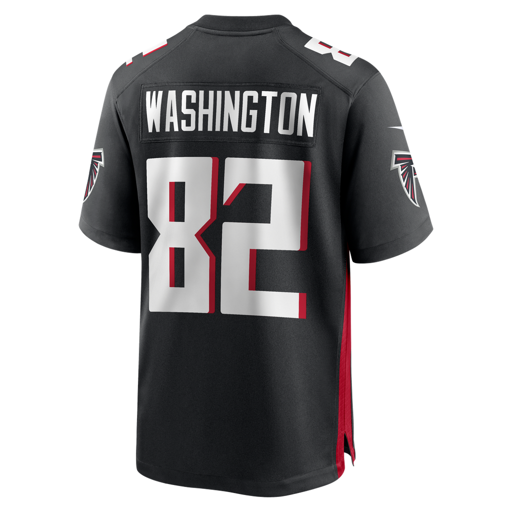 Atlanta Falcons Casey Washington Black Team Game Jersey product image 3, provided for visual reference and product detail