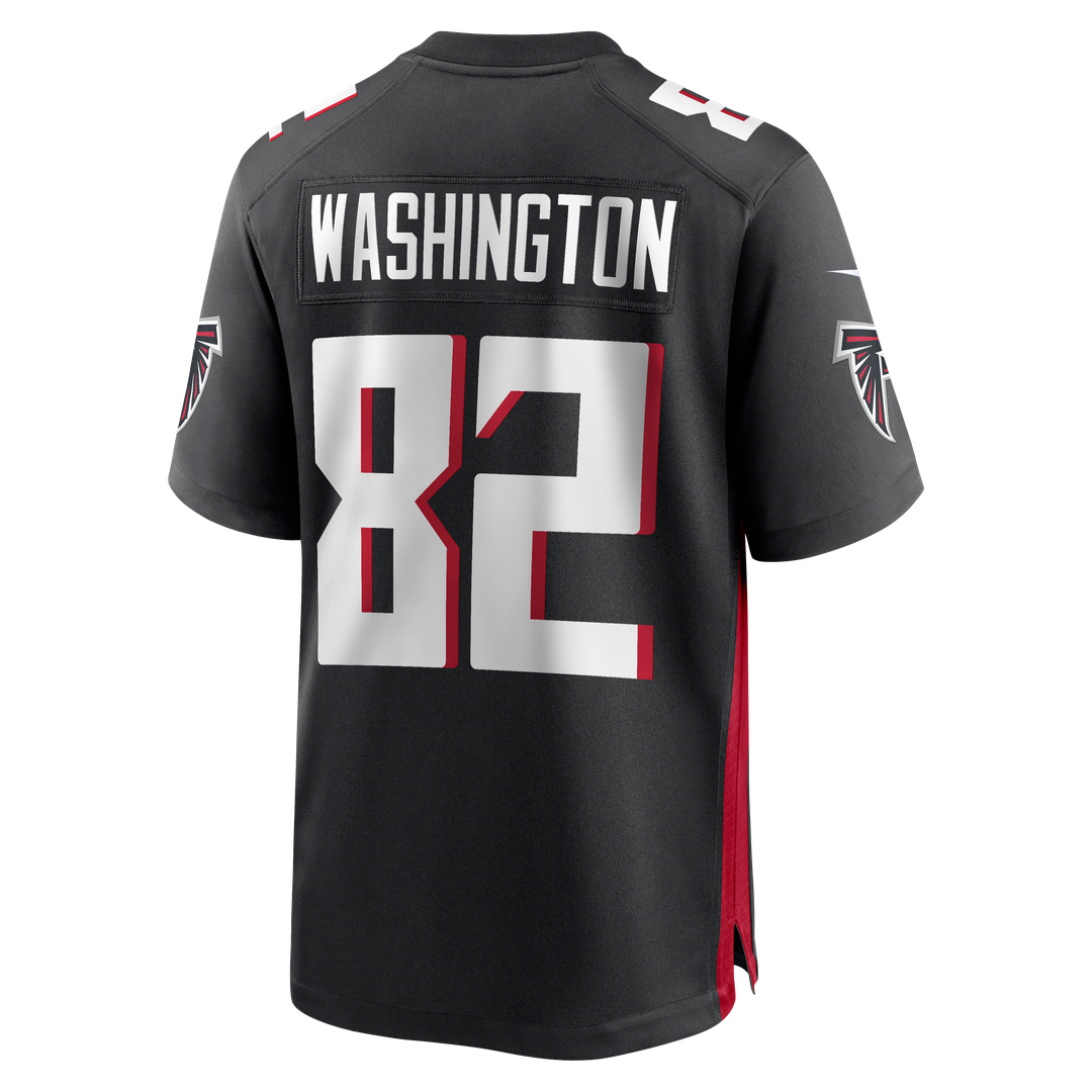 Atlanta Falcons Casey Washington Black Team Game Jersey product image 3, provided for visual reference and product detail