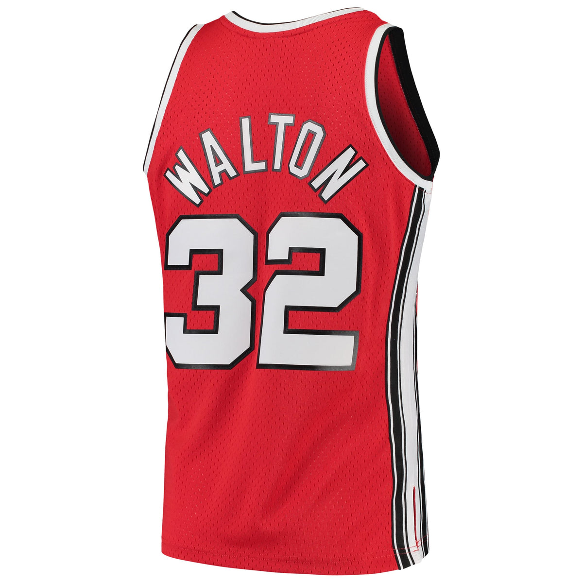 Portland Trail Blazers Bill Walton Mitchell & Ness Red 1976/77 Hardwood Classics Swingman Jersey for Men product image 4,