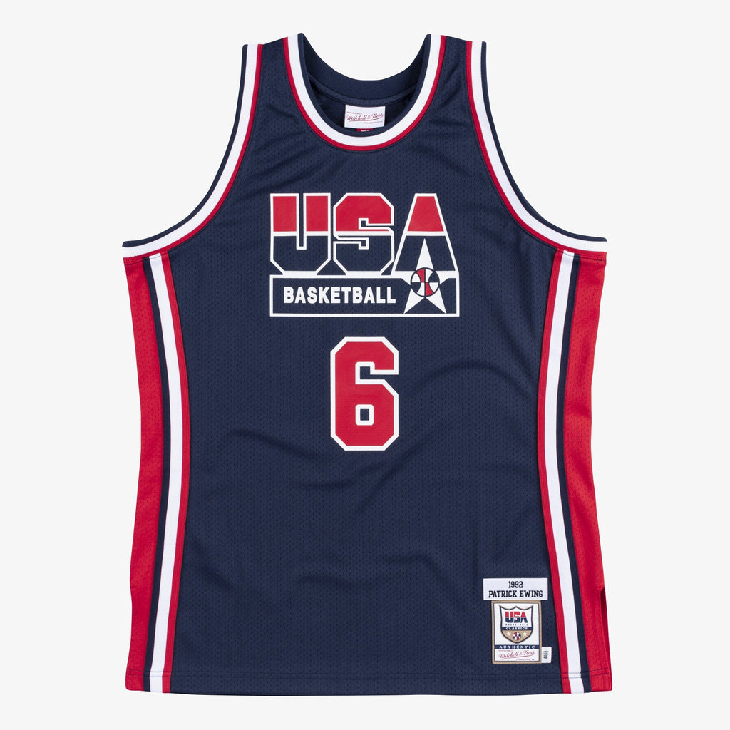 Patrick Ewing USA Basketball 1992 Authentic Jersey product image 1, provided for visual reference and product detail review