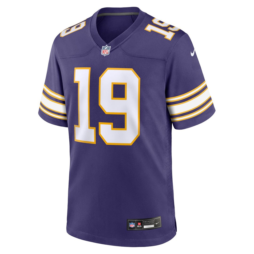 Minnesota Vikings Adam Thielen Purple Alternate Game Player Jersey product image 2, provided for visual reference and