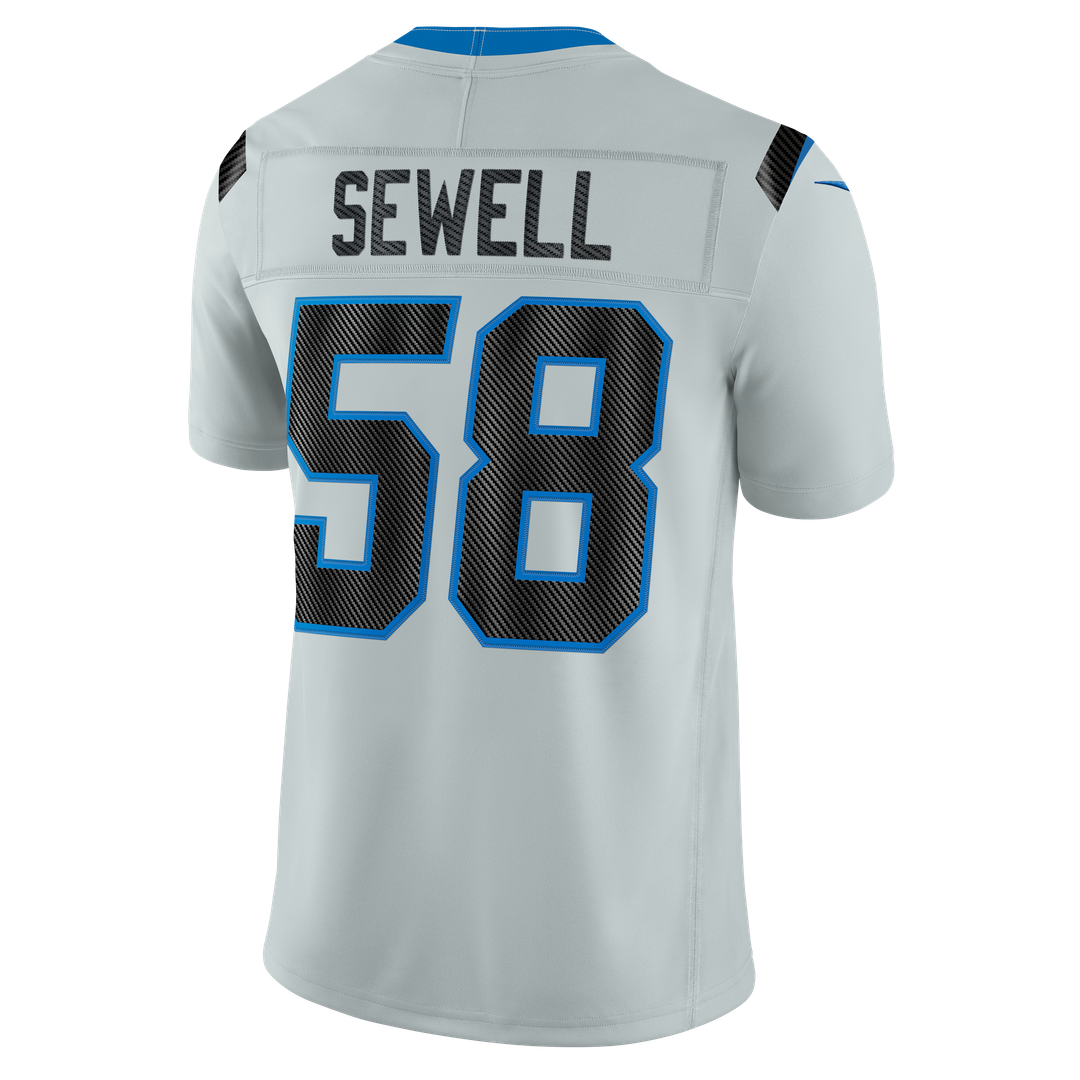 Detroit Lions Penei Sewell Silver 2026 Rivalries Collection Stitched Limited Jersey product image 3, provided for visual