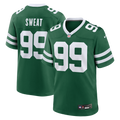 New York Jets T'Vondre Sweat Legacy Green Team Game Jersey product image 1, provided for visual reference and product detail