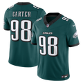 Philadelphia Eagles Jalen Carter Midnight Green Team Vapor F.U.S.E. Stitched Limited Jersey product image 1, provided for