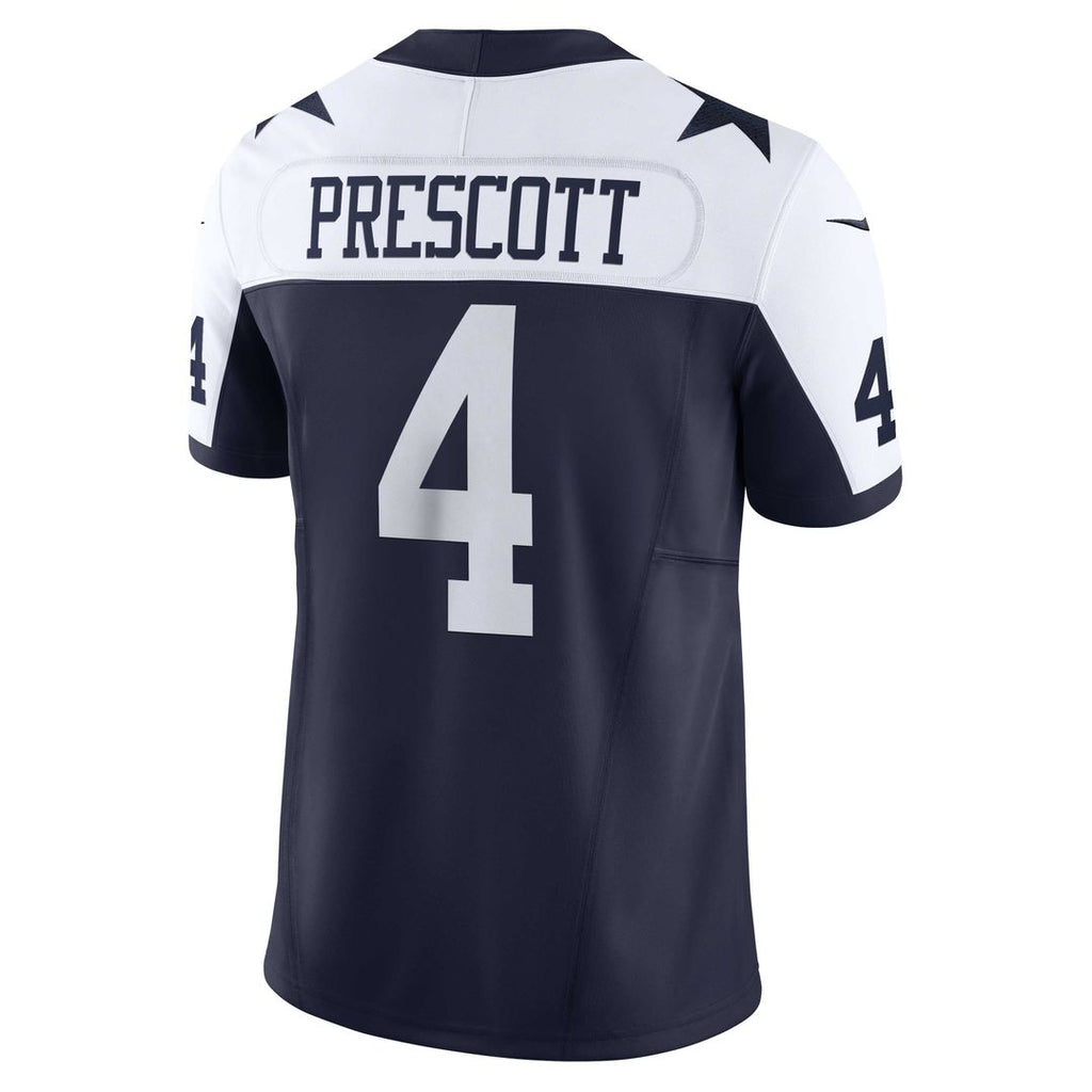 Dallas Cowboys Dak Prescott Navy Vapor F.U.S.E. Limited Jersey product image 6, provided for visual reference and product