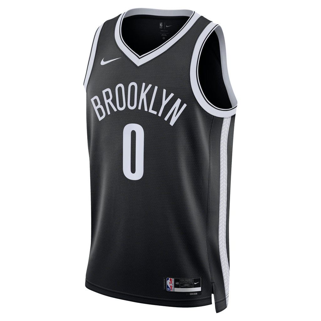 Brooklyn Nets Nike Icon Swingman Jersey - Black - Mikel product image 3