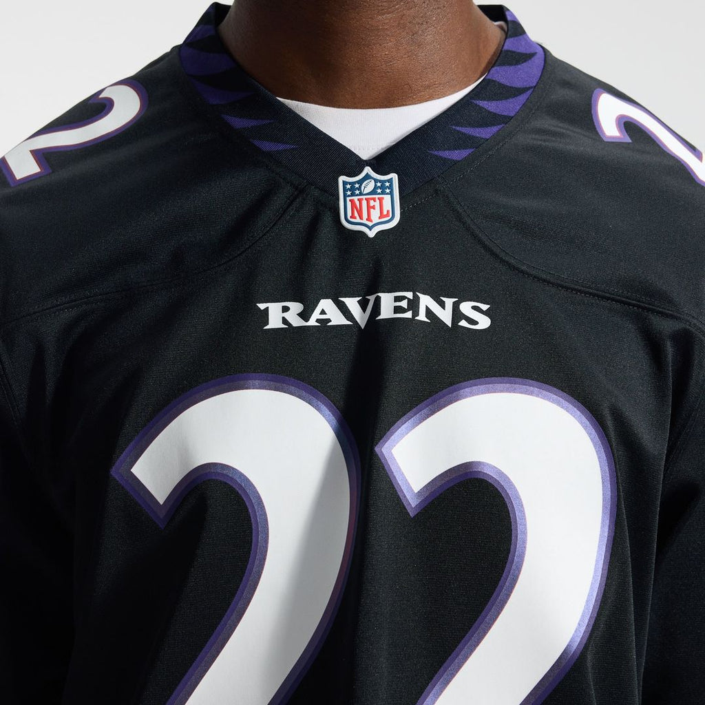 Baltimore Ravens Derrick Henry Black Alternate Game Jersey product image 22, provided for visual reference and product