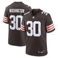 Cleveland Browns Zion Washington Brown Team Game Jersey product image 1, provided for visual reference and product detail