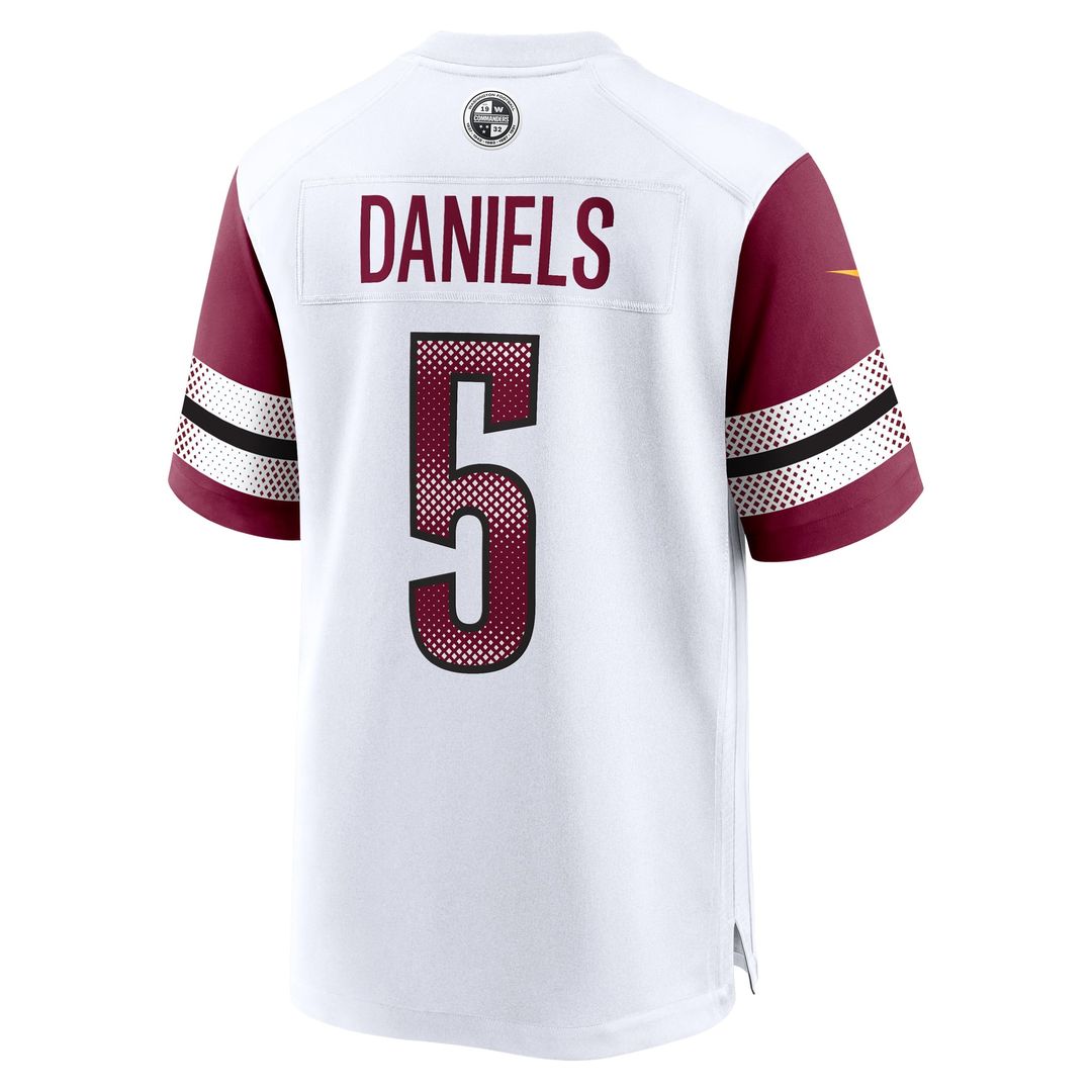 Washington Commanders Jayden Daniels Burgundy Player Game Jersey product image 23, provided for visual reference and product