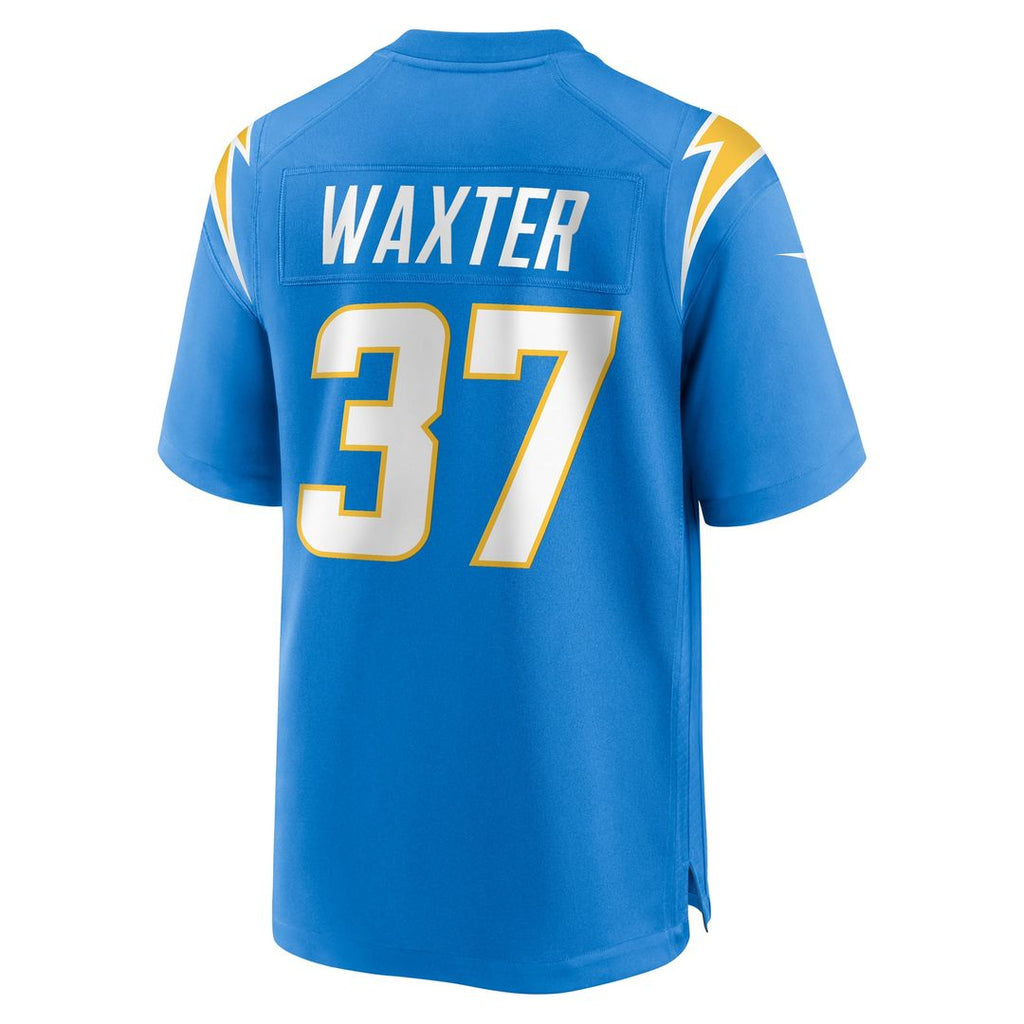 Los Angeles Chargers Isas Waxter Powder Blue Team Game Jersey product image 3, provided for visual reference and product