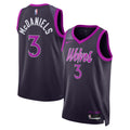 Minnesota Timberwolves 2025/26 City Edition Swingman Basketball Jersey - Black - Jaden McDaniels - Unisex product image 1,