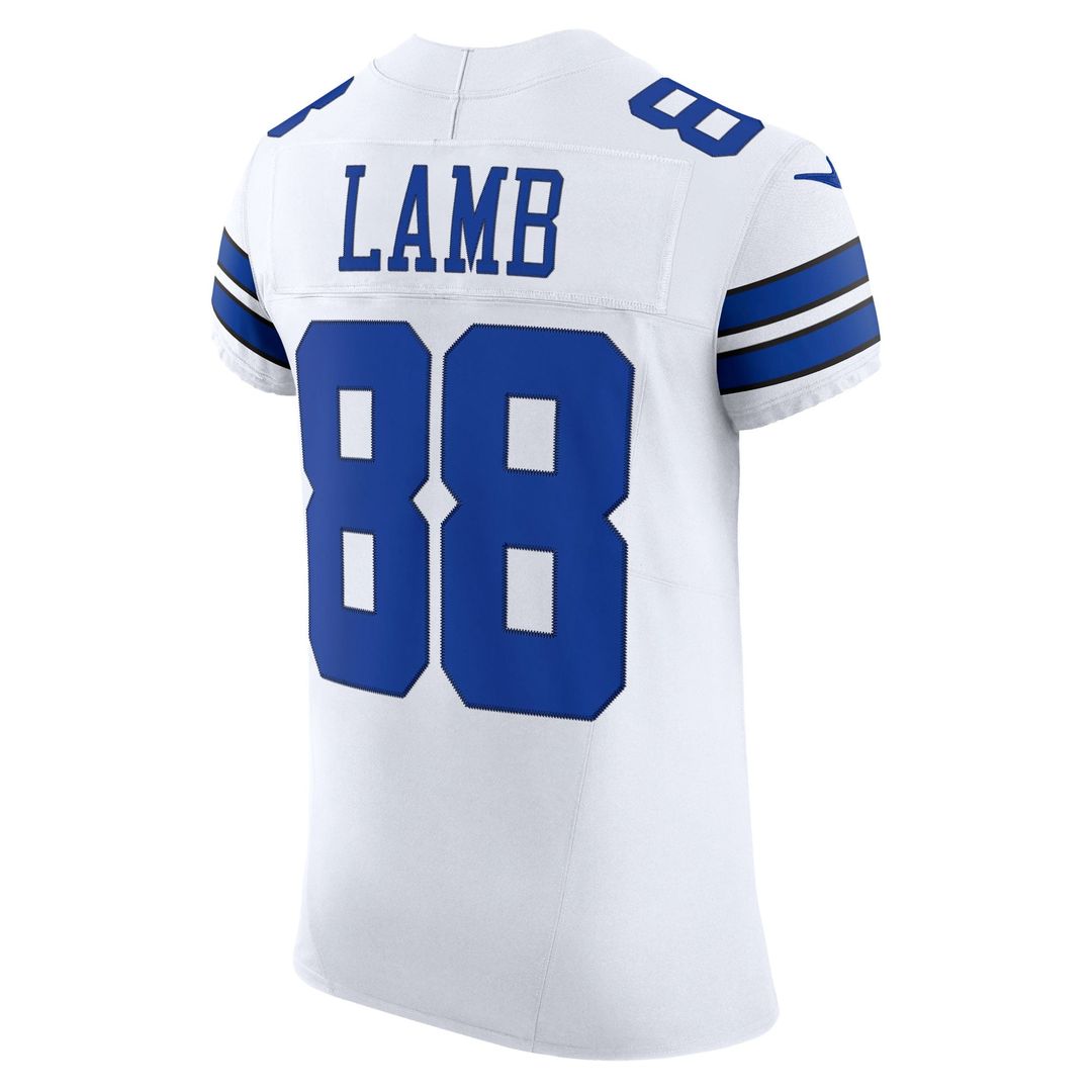 Dallas Cowboys CeeDee Lamb White Vapor F.U.S.E. Elite Jersey product image 3, provided for visual reference and product