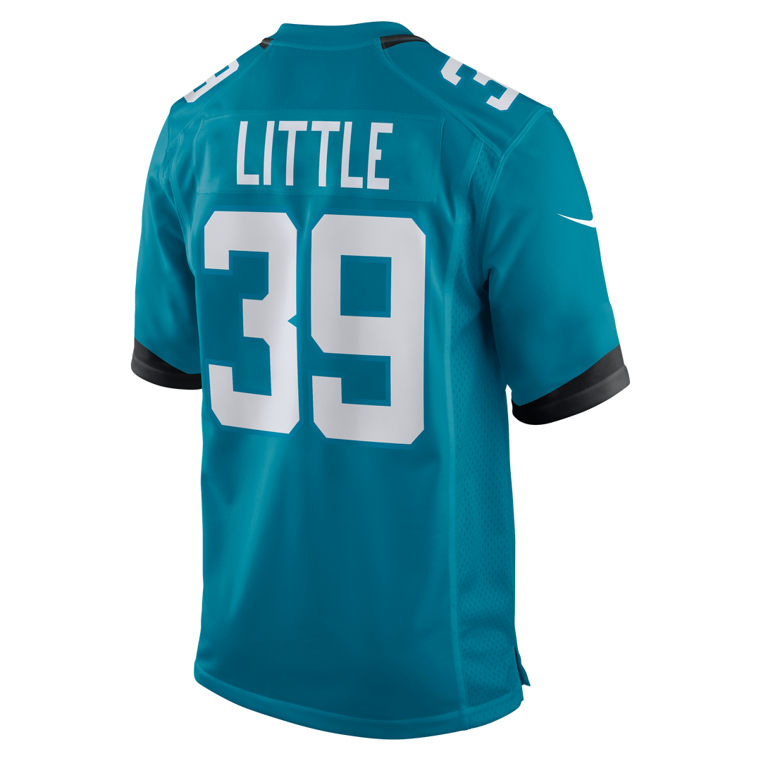 Jacksonville Jaguars Cam Little Teal Team Game Jersey product image 3, provided for visual reference and product detail