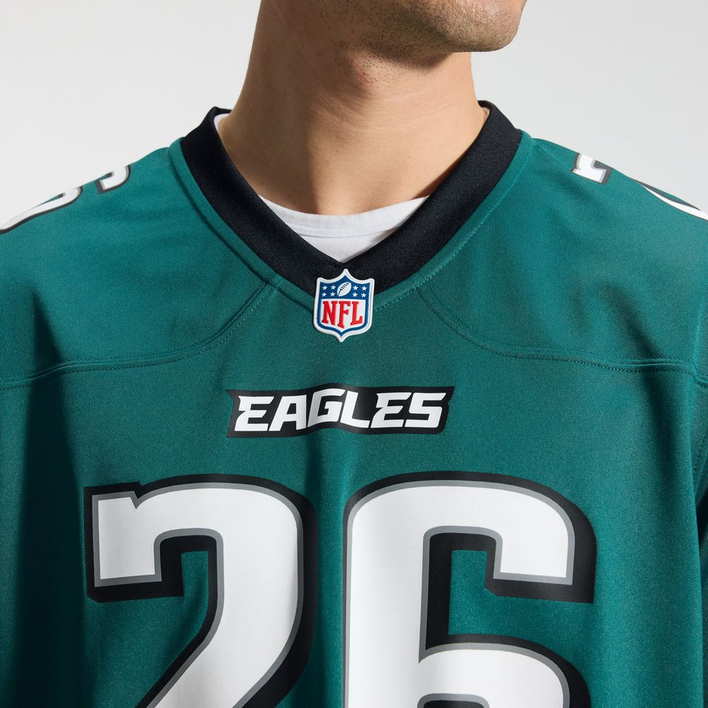 Philadelphia Eagles Saquon Barkley White Game Jersey product image 35, provided for visual reference and product detail