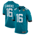 Jacksonville Jaguars Trevor Lawrence Teal Home Game Jersey product image 1, provided for visual reference and product detail