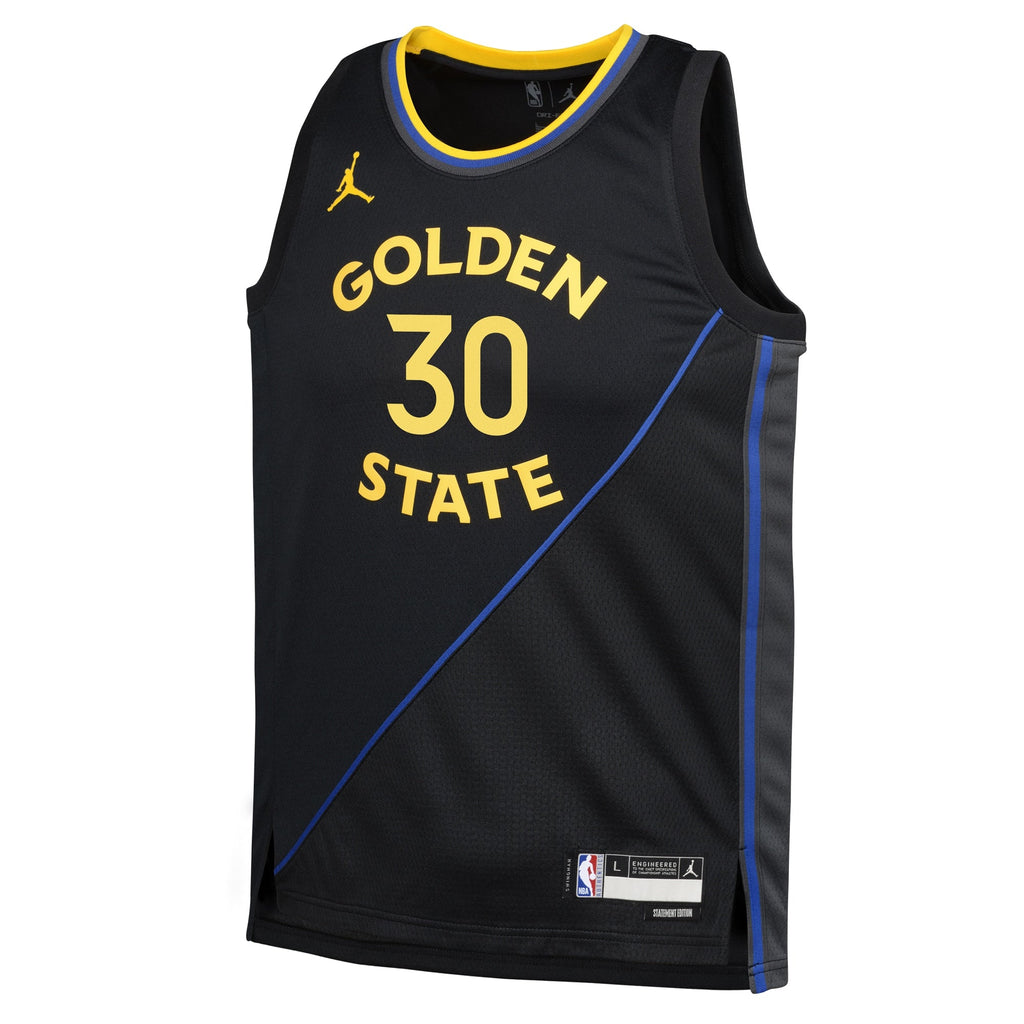 Stephen Curry Golden State Warriors Statement Jersey - Youth product image 3, provided for visual reference and product