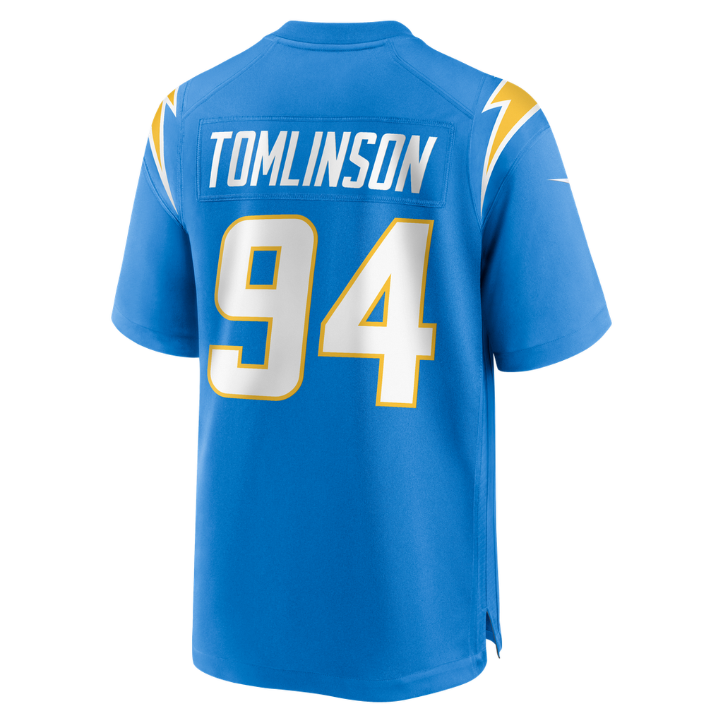 Los Angeles Chargers Dalvin Tomlinson Powder Blue Team Game Jersey product image 3, provided for visual reference and