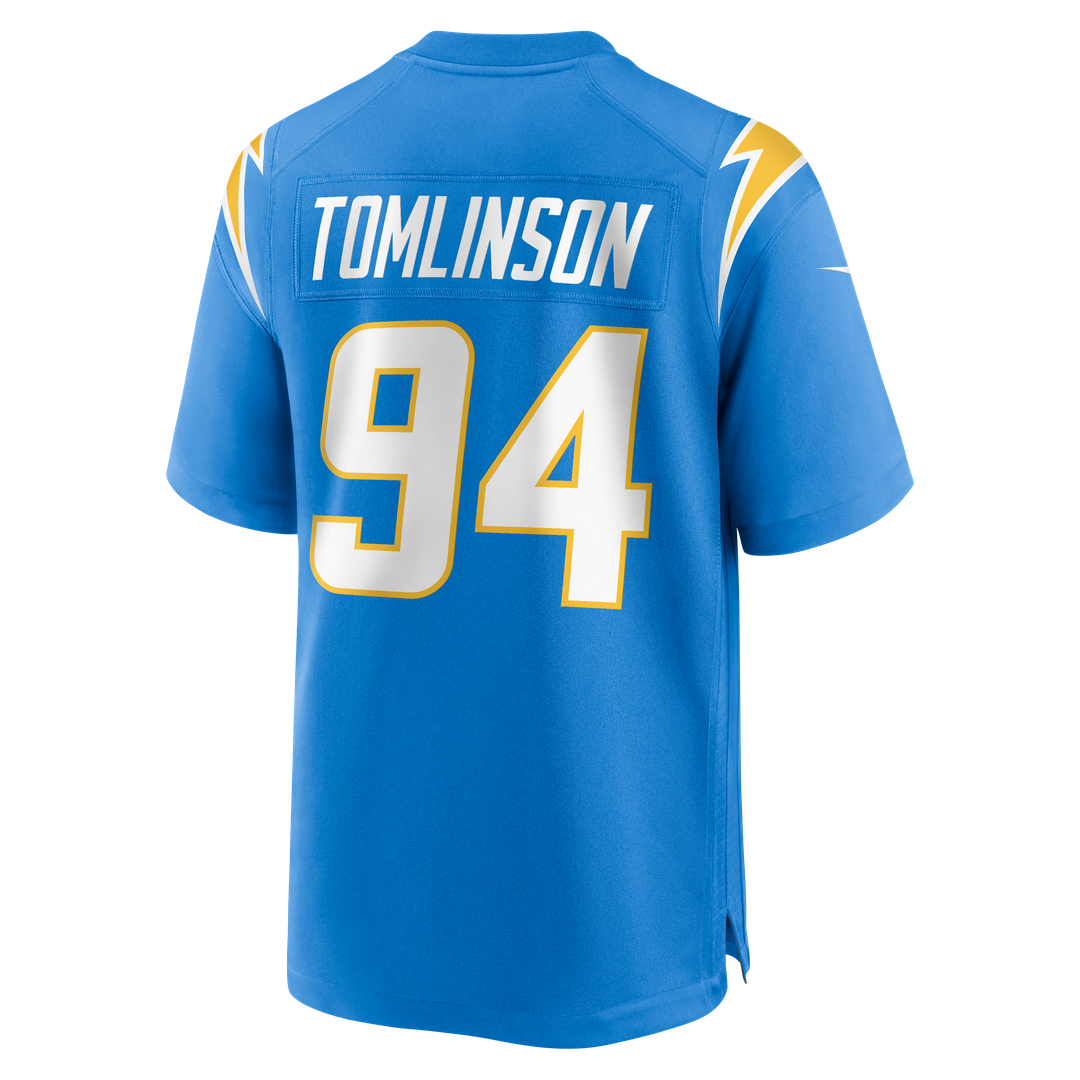 Los Angeles Chargers Dalvin Tomlinson Powder Blue Team Game Jersey product image 3, provided for visual reference and