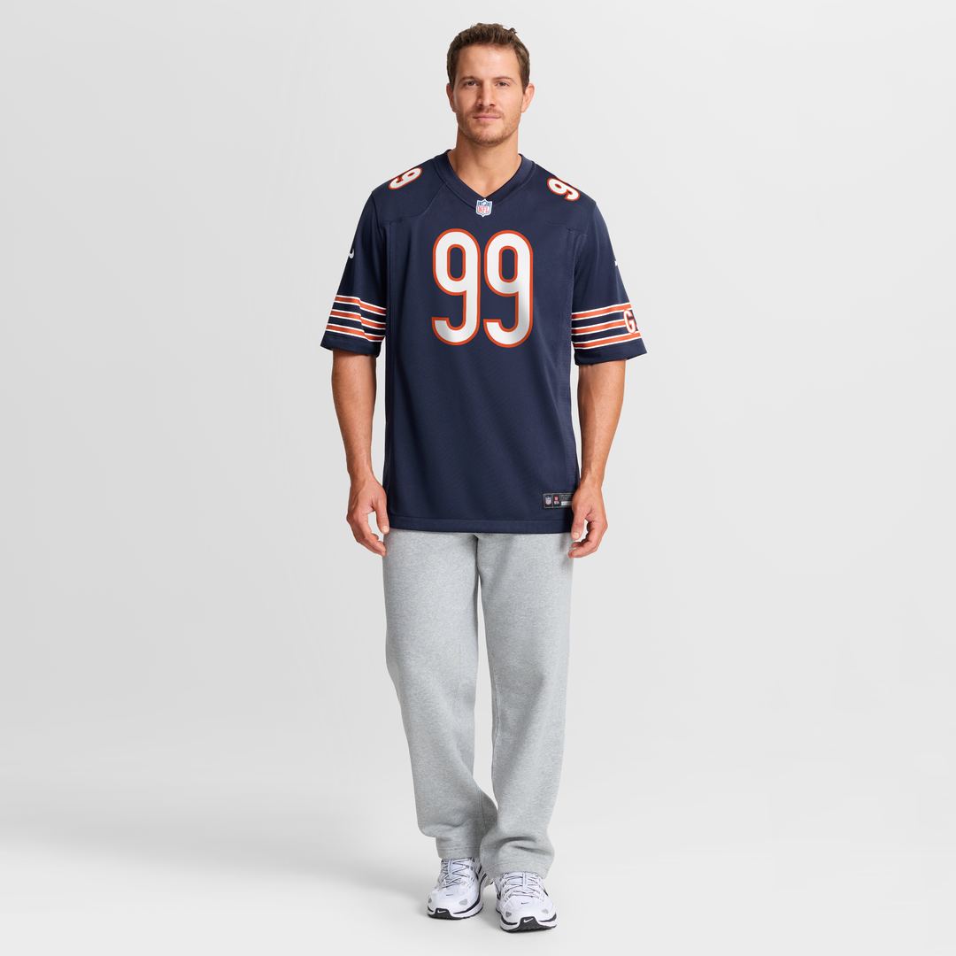 Chicago Bears Gervon Dexter Sr Navy Team Game Jersey product image 7, provided for visual reference and product detail review