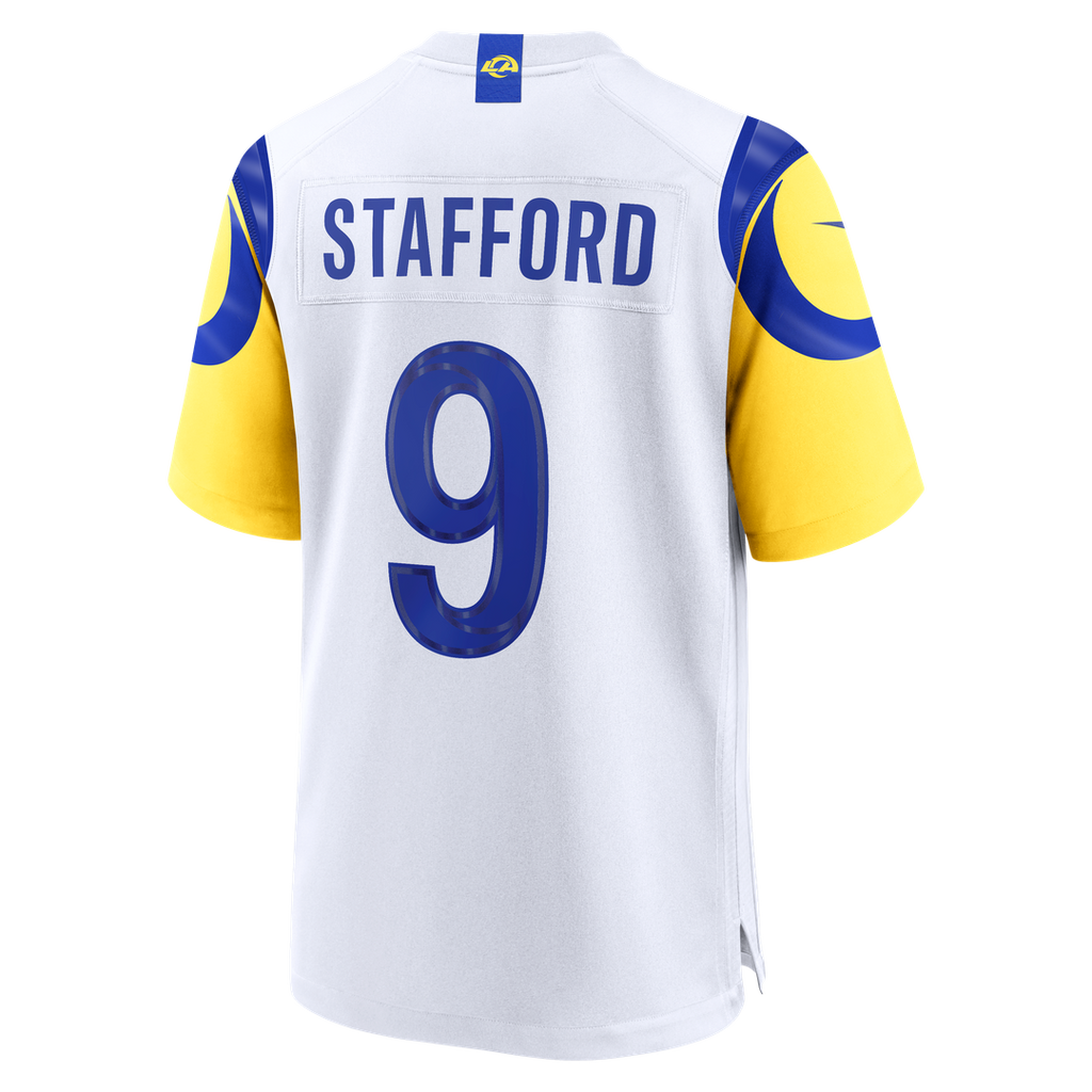 Los Angeles Rams Matthew Stafford White White Game Player Jersey product image 3, provided for visual reference and product