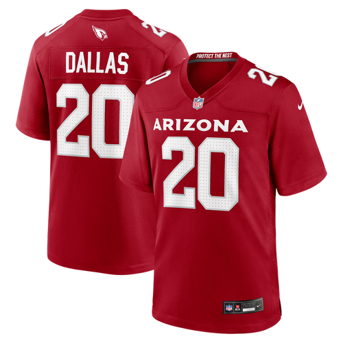 Arizona Cardinals DeeJay Dallas Cardinal Team Game Jersey product image 1, provided for visual reference and product detail