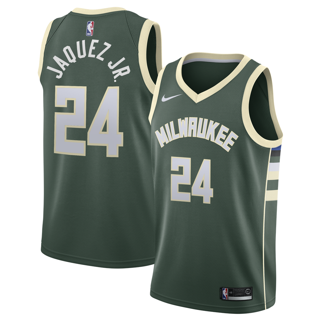 Milwaukee Bucks Nike Icon Edition Swingman Jersey - Hunter product image 2