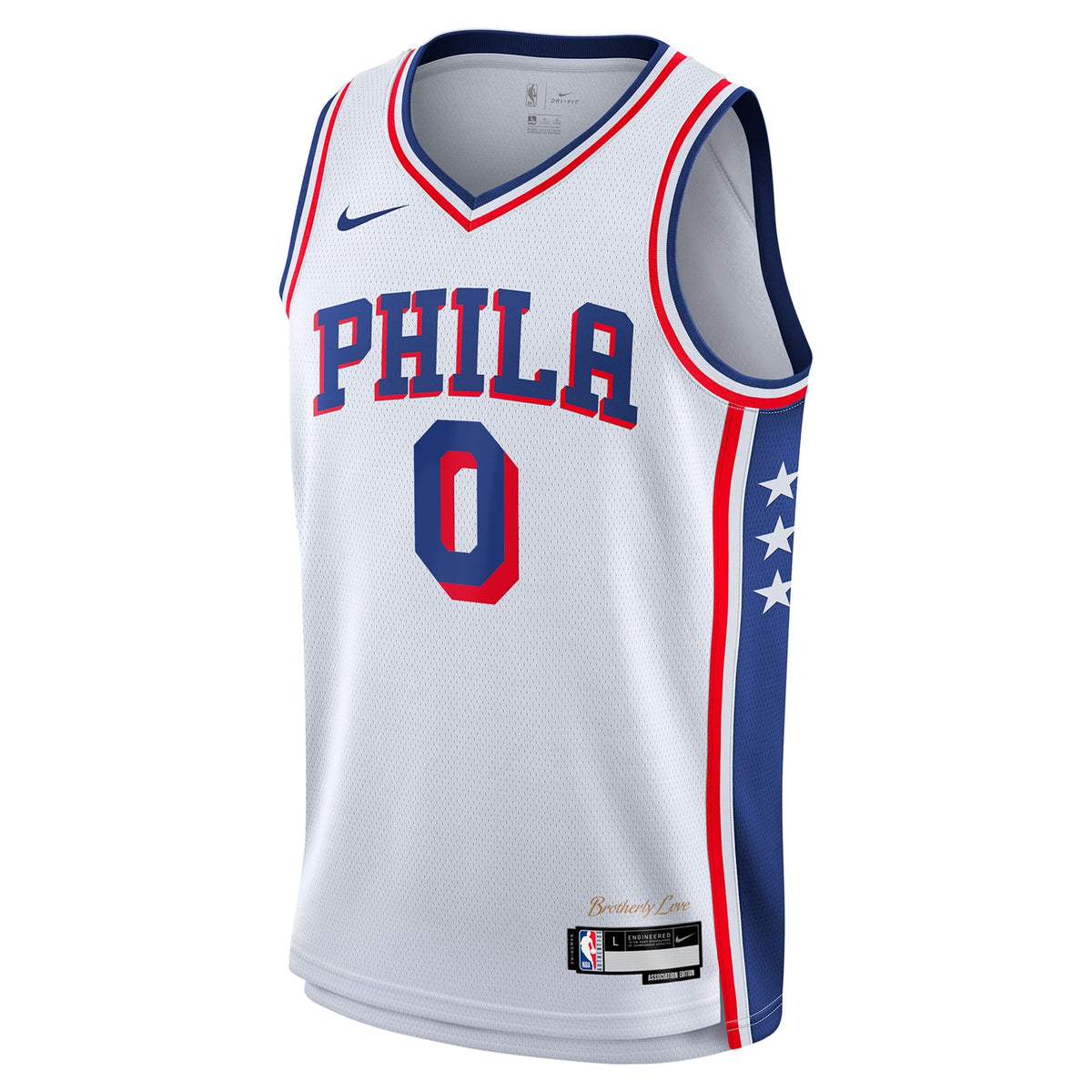 Philadelphia 76ers Nike Association Swingman Jersey - White product image 3